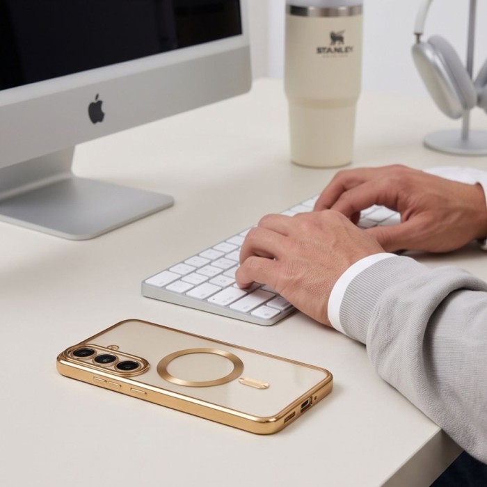 Tech-Protect MagFlex Case for Samsung Galaxy S26 FE - Gold