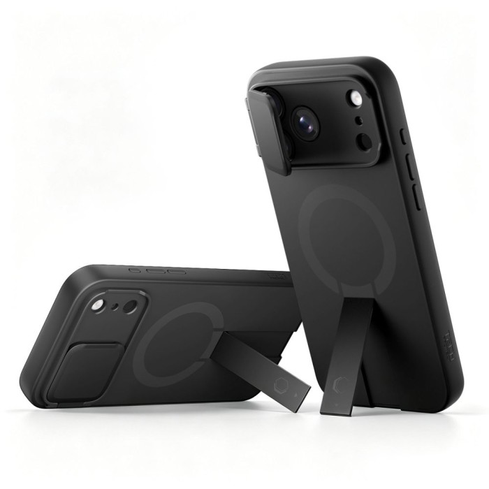 Tech-Protect Kevlar Aura MagSafe Case for iPhone 18 Pro / 17 Pro - Black