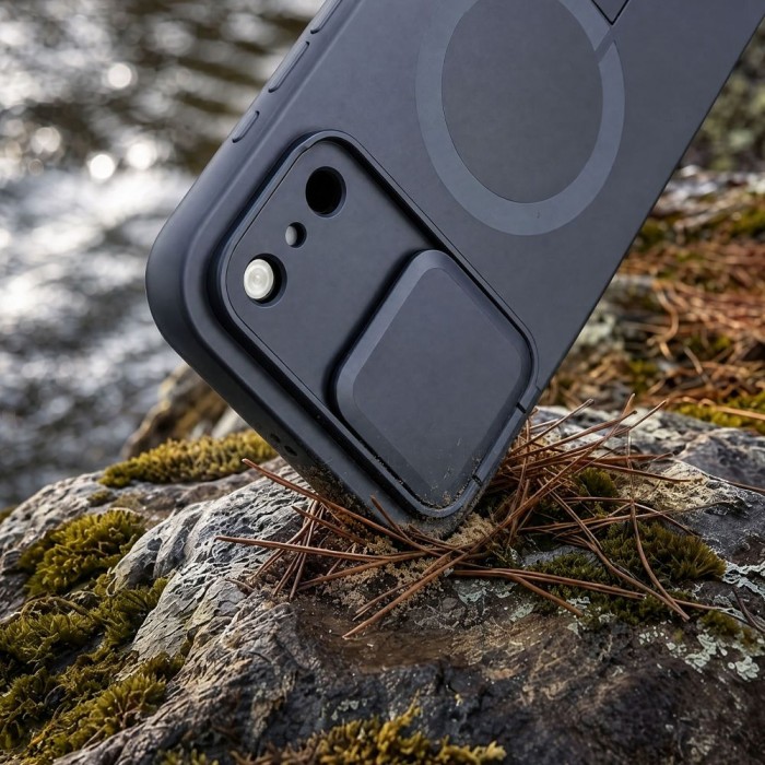 Tech-Protect Kevlar Aura MagSafe Case for iPhone 18 Pro Max / 17 Pro Max - Navy Blue
