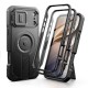 Tech-Protect Kevlar MagSafe 2-Set Case for iPhone 18 Pro / 17 Pro - Black