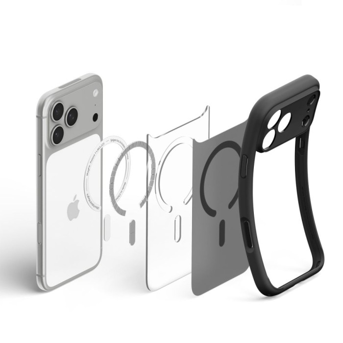 Spigen Ultra Hybrid MagSafe case for iPhone 18 Pro Max / 17 Pro Max - frost black
