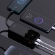 Wozinsky WFC-15B 20000mAh 22.5W PD20W Powerbank with Built-in Lightning and USB-C Cables - Black