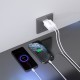 Wozinsky WLS-20W 20W USB-A USB-C Wall Charger with 1m USB-C - USB-C Cable - White