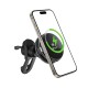 Acefast D66 Magnetic Car Air Vent Mount with Qi2 25W Wireless Charging and Cooling - Black