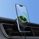 Acefast D66 Magnetic Car Air Vent Mount with Qi2 25W Wireless Charging and Cooling - Black