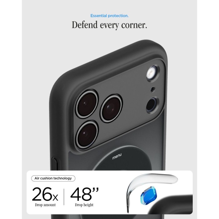 Spigen Ultra Hybrid MagSafe Case for iPhone 18 Pro Max / 17 Pro Max - Black