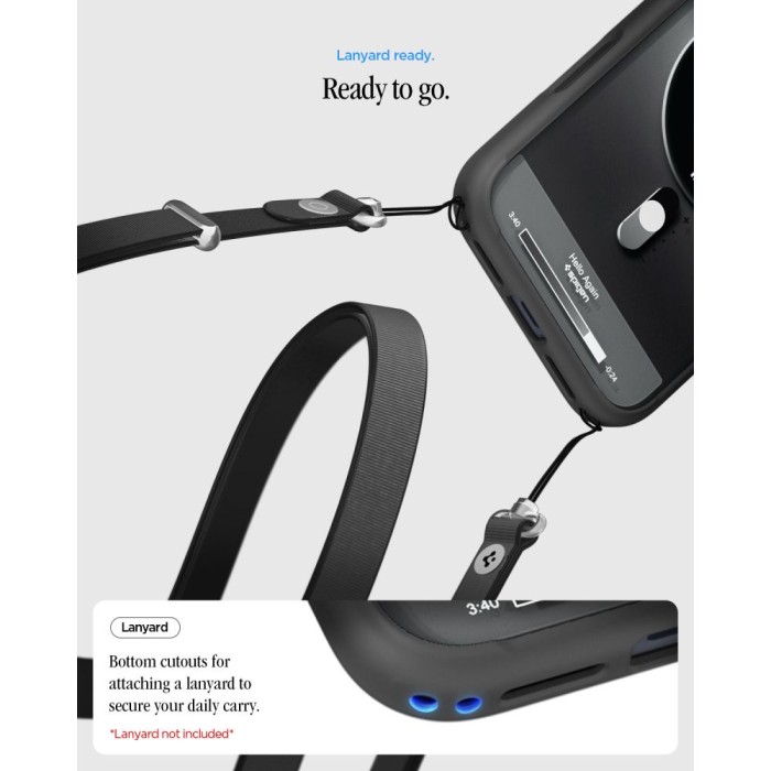 Spigen Ultra Hybrid MagSafe Case for iPhone 18 Pro Max / 17 Pro Max - Black