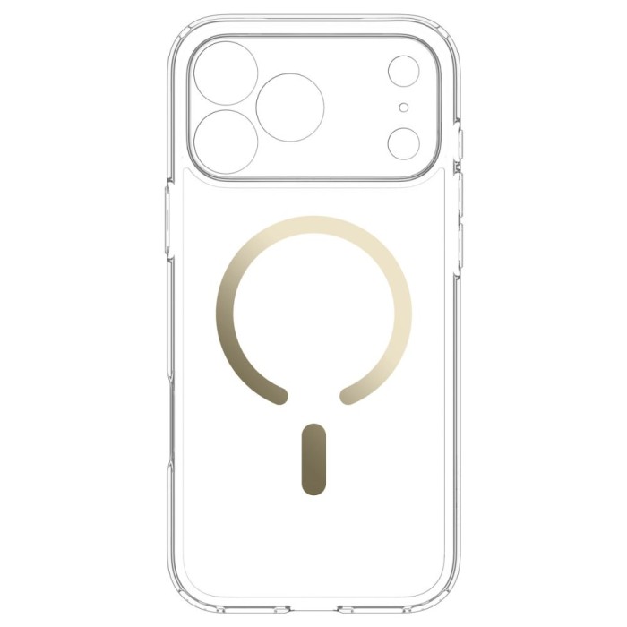 Spigen Ultra Hybrid MagSafe Case for iPhone 18 Pro Max / 17 Pro Max - Transparent Gold