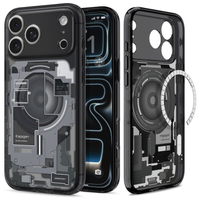 Spigen Ultra Hybrid MagSafe Zero One Case for iPhone 18 Pro Max / 17 Pro Max - Black