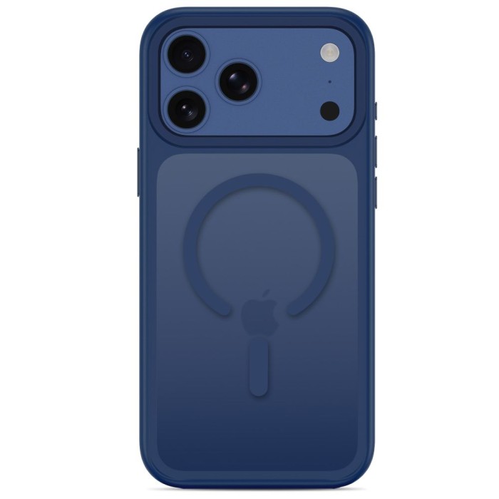 Tech-Protect Magmat Magsafe CC Case for iPhone 18 Pro / 17 Pro - Matte Navy Blue