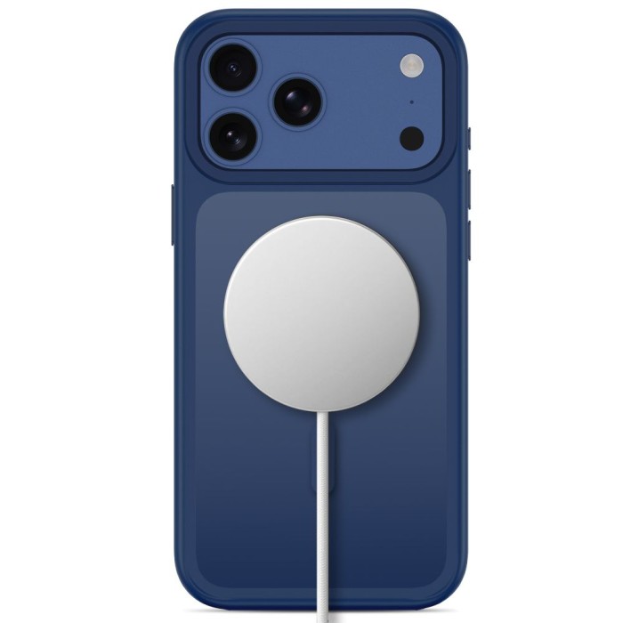 Tech-Protect Magmat Magsafe CC Case for iPhone 18 Pro / 17 Pro - Matte Navy Blue