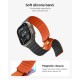 Spigen Athlex Air M Strap for Apple Watch 44/45/46/49 mm - Black and Orange