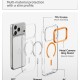 Spigen Ultra Hybrid Optik S MagSafe Case for iPhone 18 Pro Max / 17 Pro Max - Transparent Orange