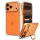 Spigen Ultra Hybrid Optik S MagSafe Case for iPhone 18 Pro / 17 Pro - Transparent Orange
