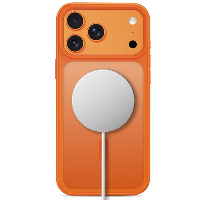 Tech-Protect Magmat Magsafe CC Case for iPhone 18 Pro Max / 17 Pro Max - Matte Orange