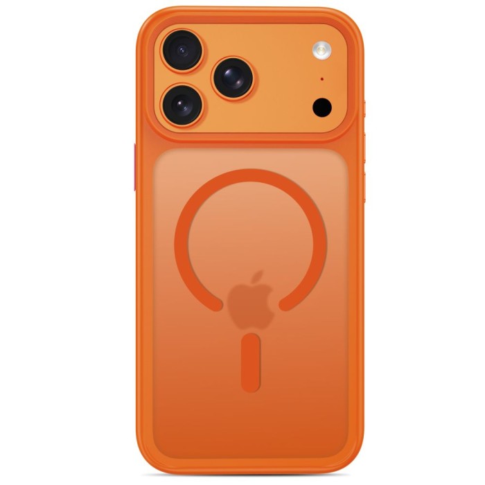 Tech-Protect Magmat Magsafe CC Case for iPhone 18 Pro Max / 17 Pro Max - Matte Orange