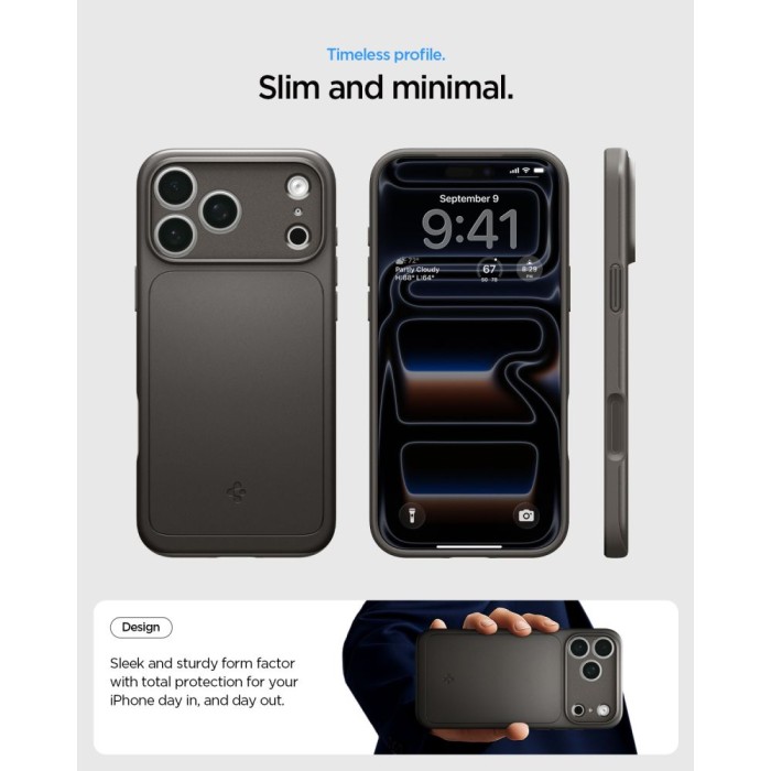 Spigen Thin Fit MagSafe Case for iPhone 18 Pro / 17 Pro - Black