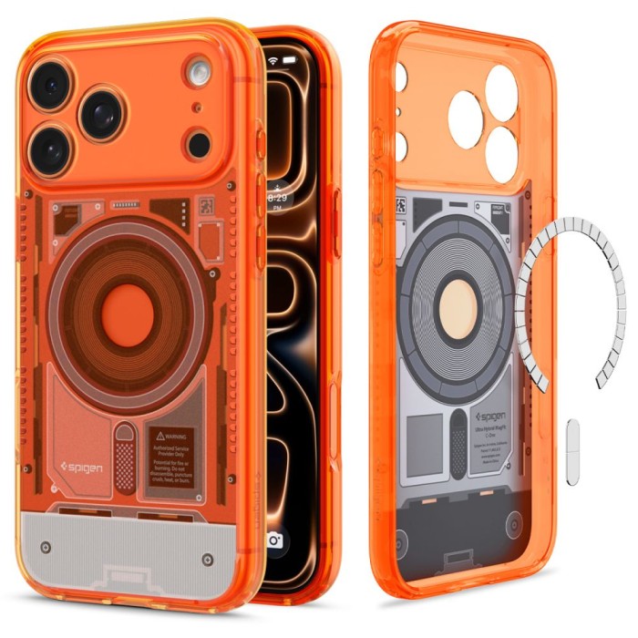 Spigen Ultra Hybrid MagSafe Case for iPhone 18 Pro / 17 Pro - Orange