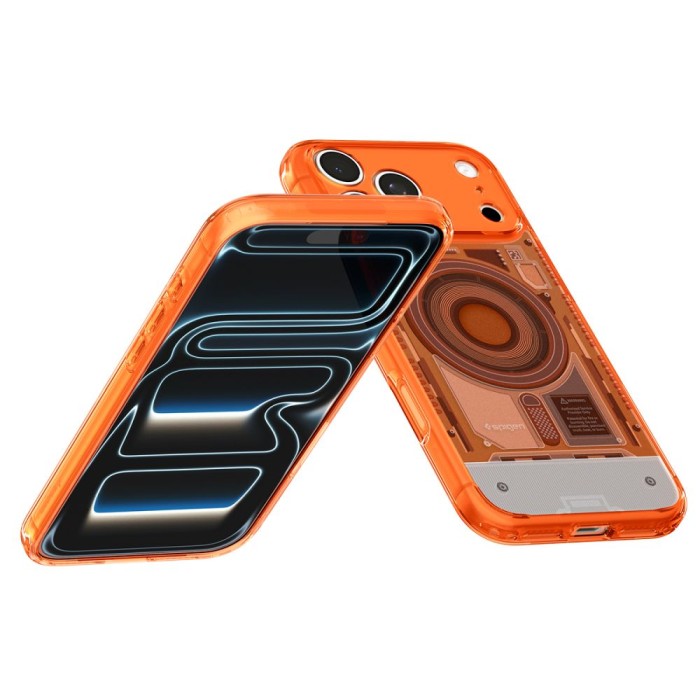 Spigen Ultra Hybrid MagSafe Case for iPhone 18 Pro / 17 Pro - Orange