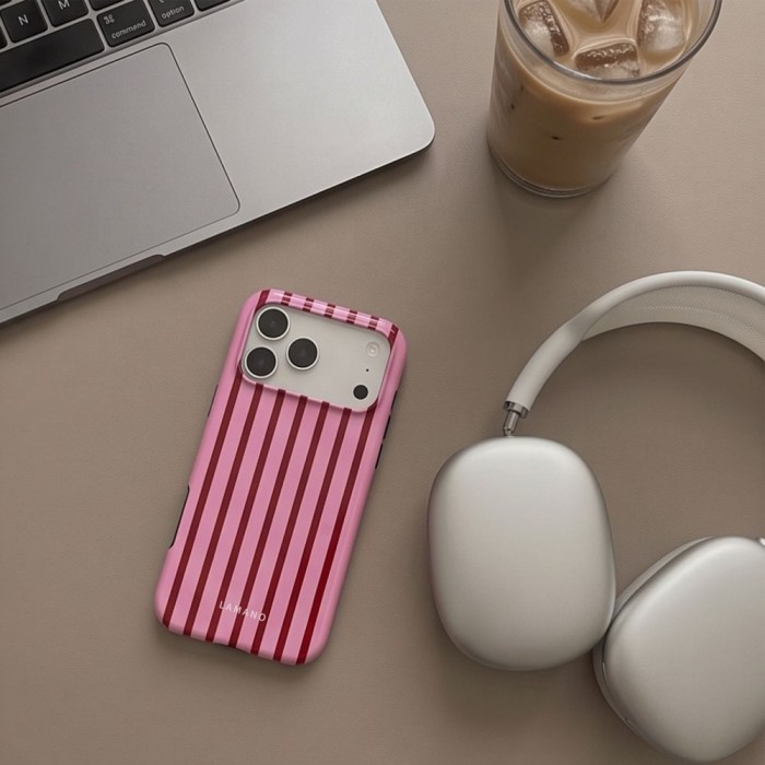 Tech-Protect Lamano MagSafe Case for iPhone 18 Pro / 17 Pro - Pink/Red