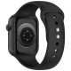 Tech-Protect Silicone Strap for Apple Watch 44 / 45 / 46 / 49 mm - Black