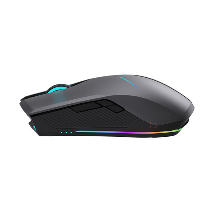 Machenike M721 Wireless Gaming Mouse 10000 DPI with RGB Backlight - Black
