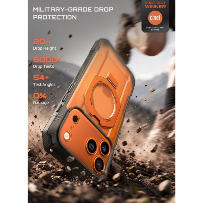 Supcase Grip Pro Mag MagSafe Case for iPhone 18 Pro Max / 17 Pro Max - Orange