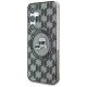 Karl Lagerfeld Button Karl&amp;amp;Choupette Heads On KL Pattern MagSafe Samsung Galaxy S25 Case Black