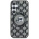 Karl Lagerfeld Button Karl&amp;amp;Choupette Heads On KL Pattern MagSafe Samsung Galaxy S25 Case Black