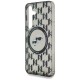 Karl Lagerfeld Button Karl&amp;amp;Choupette Heads On KL Pattern MagSafe Samsung Galaxy S25 Case Black