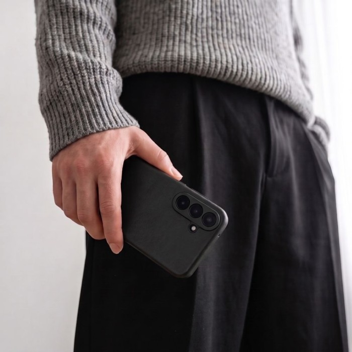 Tech-Protect Smart Wallet Case for Samsung Galaxy S26 FE - Matte Black
