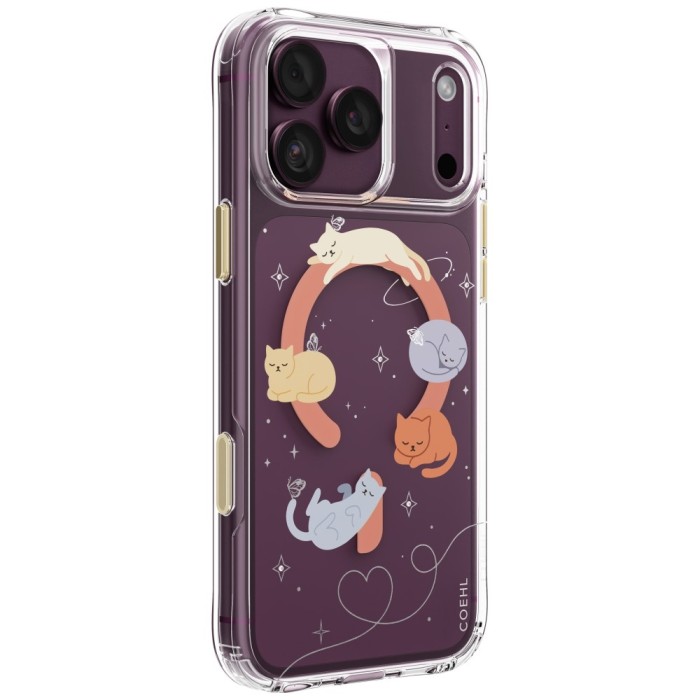 Uniq Coehl Elysie Magnetic Charging Case for iPhone 18 Pro Max / 17 Pro Max - Multicolor