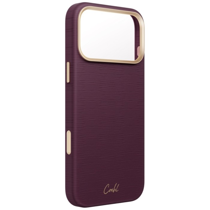 Uniq Coehl Mirelle Magnetic Charging Case for iPhone 18 Pro Max / 17 Pro Max - Burgundy