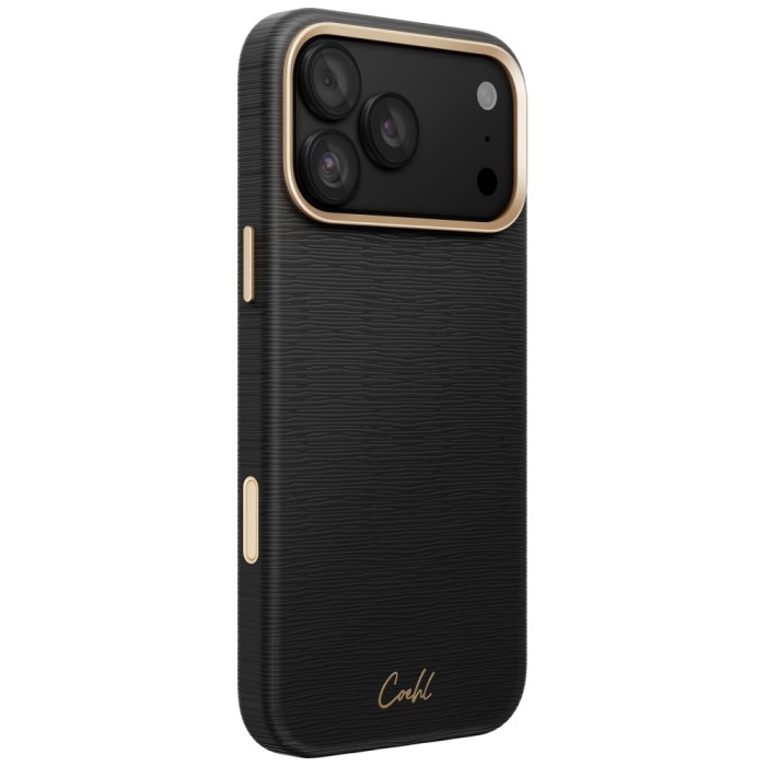 Uniq Coehl Mirelle Magnetic Charging Case for iPhone 18 Pro Max / 17 Pro Max - Black