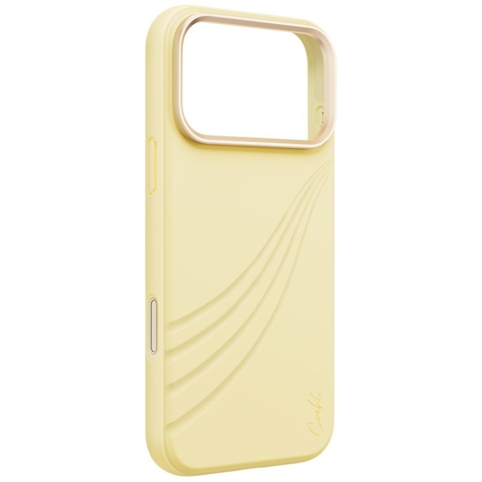 Uniq Coehl Serina Magnetic Charging Case for iPhone 18 Pro Max / 17 Pro Max - Yellow