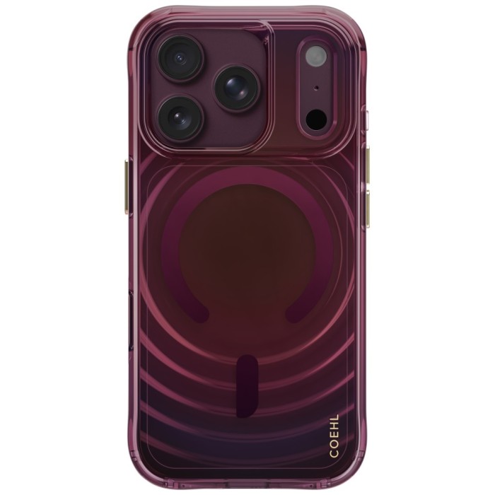 Uniq Coehl Vela Magnetic Charging Case for iPhone 18 Pro / 17 Pro - Burgundy