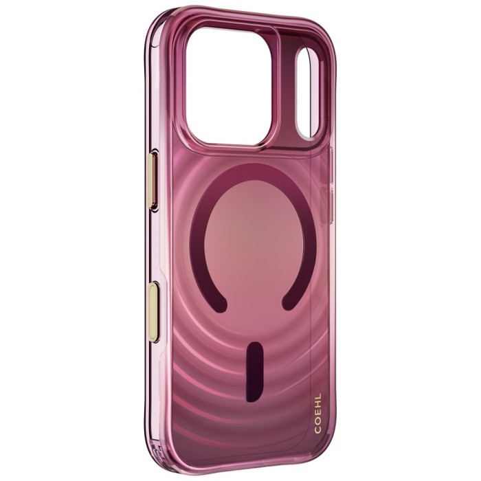 Uniq Coehl Vela Magnetic Charging Case for iPhone 18 Pro / 17 Pro - Burgundy