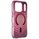 Uniq Coehl Vela Magnetic Charging Case for iPhone 18 Pro / 17 Pro - Burgundy
