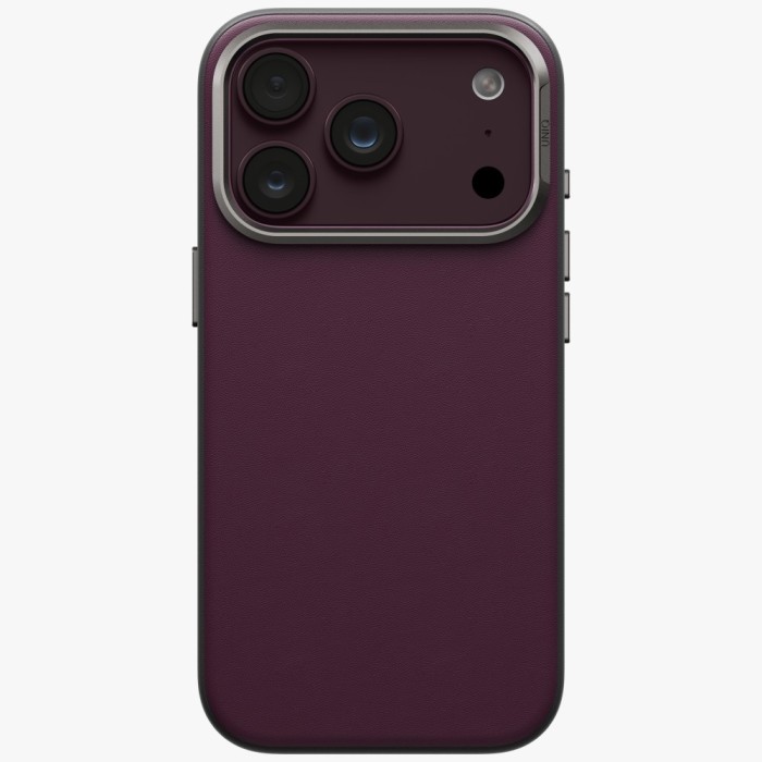Uniq Lyden DS Magclick Charging Case for iPhone 18 Pro / 17 Pro - Burgundy