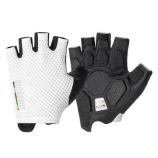 Rockbros TLS004 ROAD TO SKY Short Shock Absorbing Cycling Gloves S - White