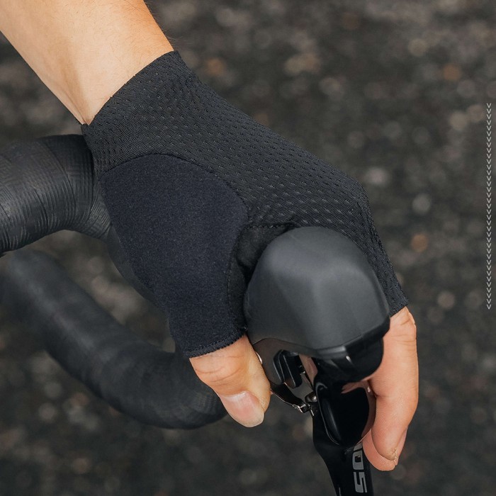 Rockbros TLS004 ROAD TO SKY Short Shock Absorbing Cycling Gloves S - Black