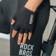 Rockbros TLS004 ROAD TO SKY Short Shock Absorbing Cycling Gloves S - Black