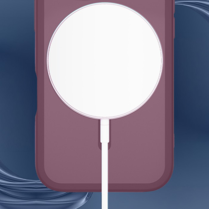 3mk Misty MagCase Deep Cherry case for iPhone 17 Pro/ 18 Pro - burgundy