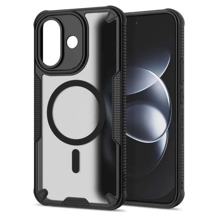 Tech-Protect Rugged Shield MagSafe Case for Xiaomi Redmi Note 17 Pro 5G - Matte Black