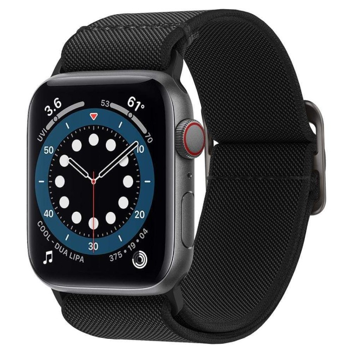Spigen Fit Lite Strap for Apple Watch 38 / 40 / 41 mm - Black