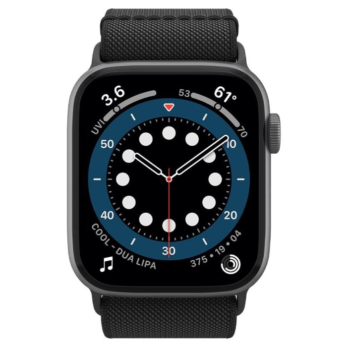 Spigen Fit Lite Strap for Apple Watch 38 / 40 / 41 mm - Black