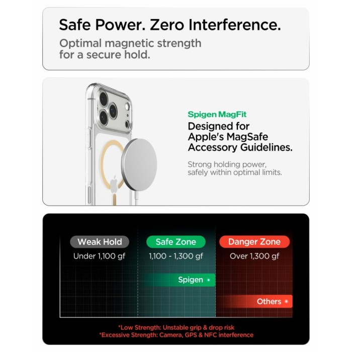 Spigen Ultra Hybrid Mag MagSafe Case for iPhone 18 Pro / 17 Pro - Transparent Gold