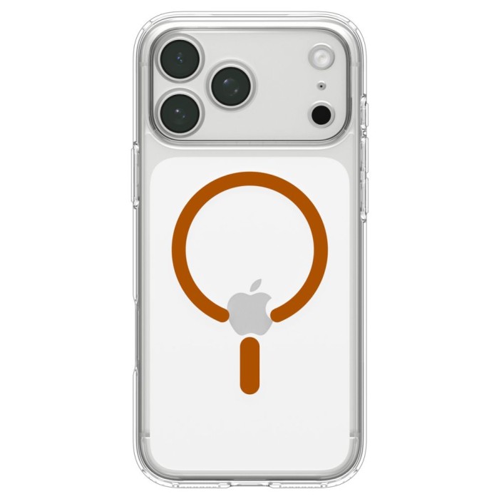 Spigen Ultra Hybrid Mag MagSafe Case for iPhone 18 Pro Max / 17 Pro Max - Transparent Orange