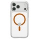 Spigen Ultra Hybrid Mag MagSafe Case for iPhone 18 Pro Max / 17 Pro Max - Transparent Orange