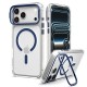 Spigen Ultra Hybrid Optik S MagSafe Case for iPhone 18 Pro Max / 17 Pro Max - Clear Navy Blue